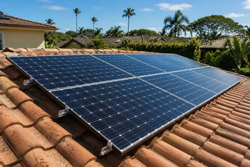 Installation de panneaux solaires à Pomarez
